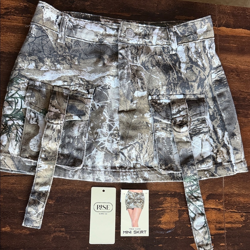 Women's Camouflage Mini Skirt
